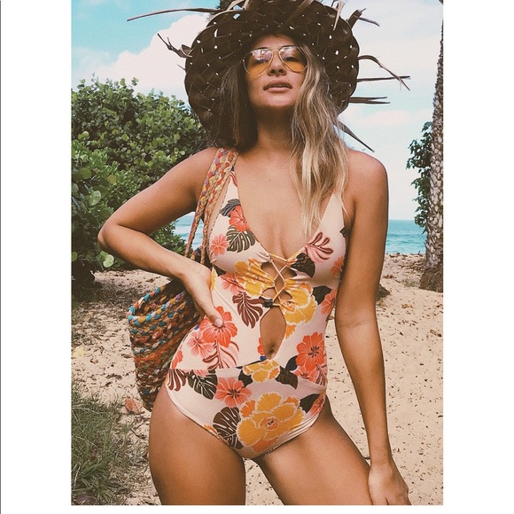 acacia retro paradise one piece